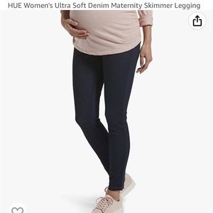 Maternity denim leggings - small